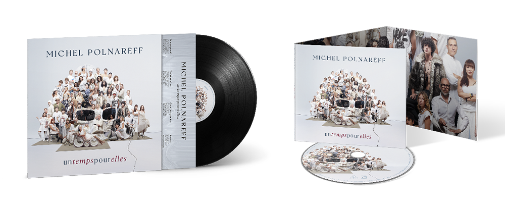 Michel Polnareff - CD et Vinyle "Un temps pour elles" nouvelle édition